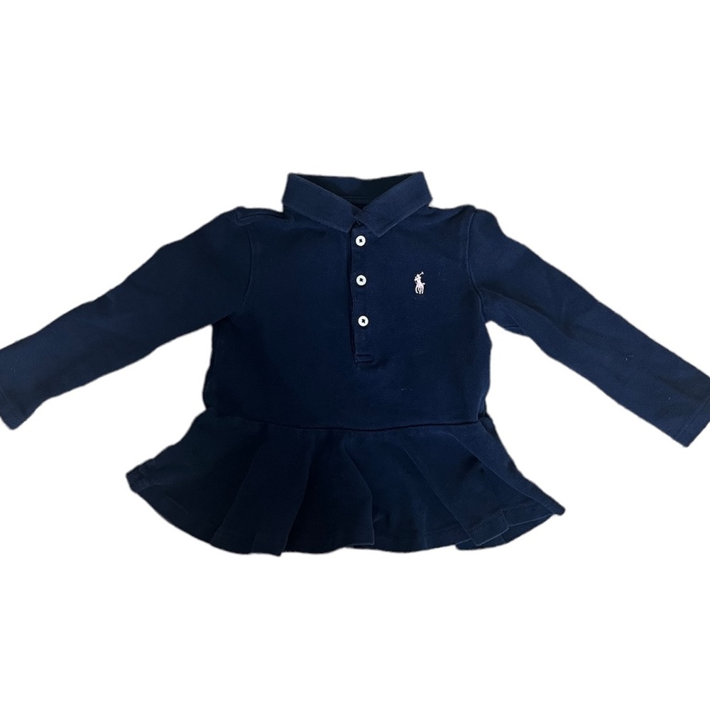 Ralph Lauren Polo 24 Months Peplum Long Sleeve